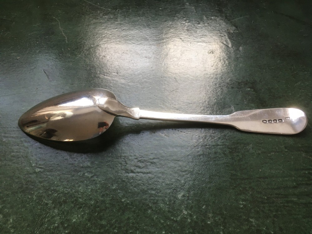 Georgian Silver Basting or Serving Spoon View II