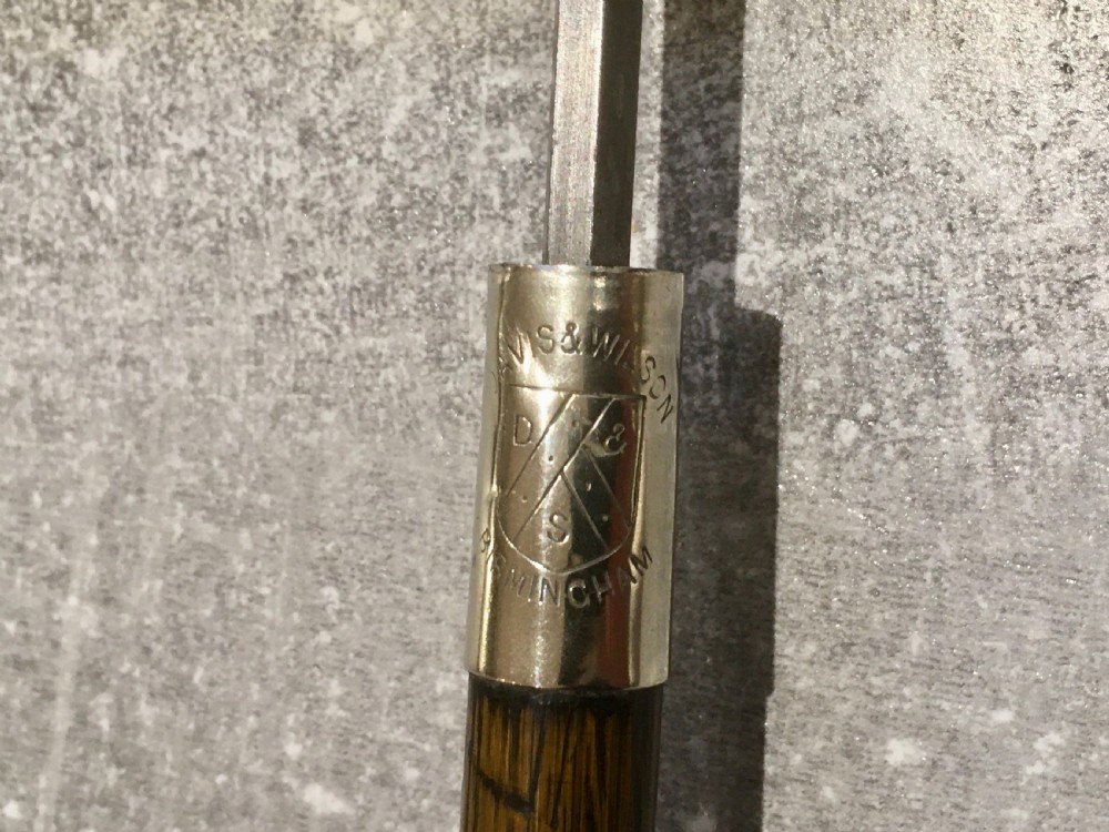 Palmwood Sword Stick Birmingham 1876 View V