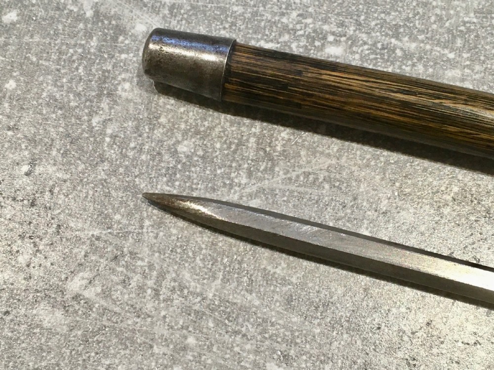 Palmwood Sword Stick Birmingham 1876 View IX