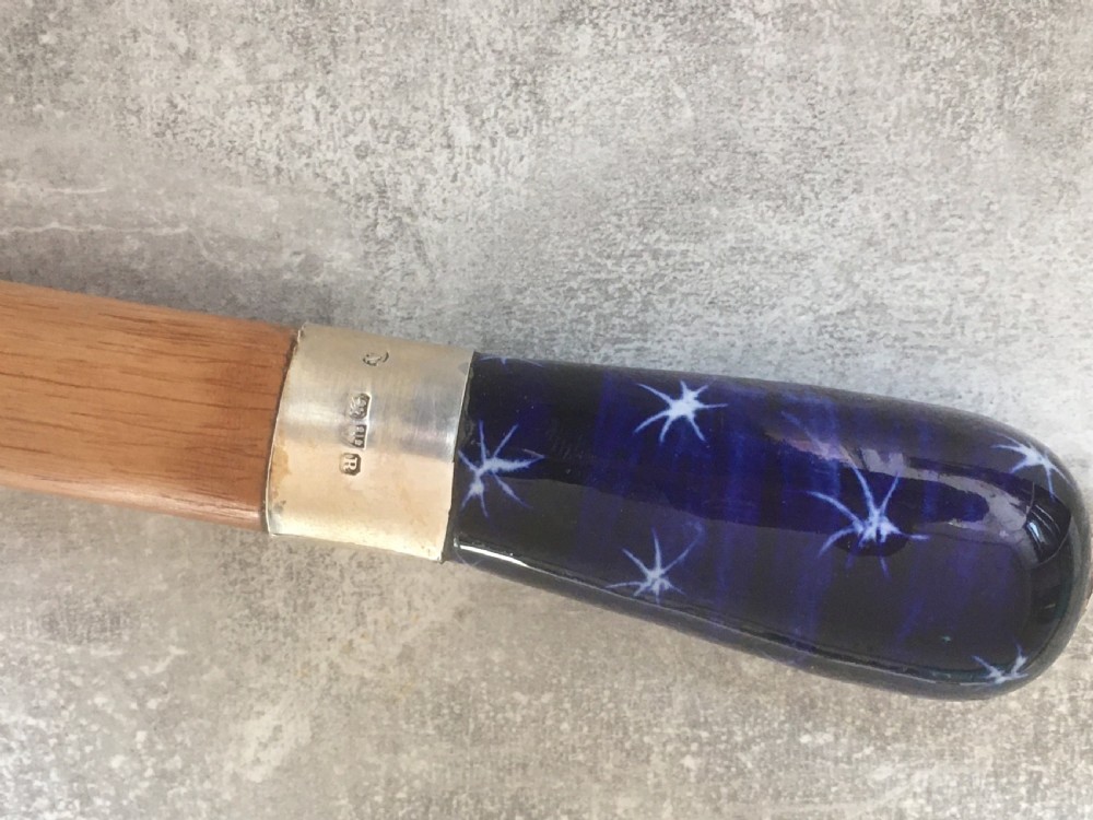 Malacca Sword Stick with Blue Porcelain Handle View VII