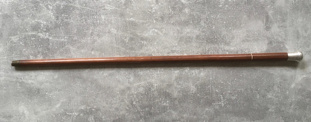 Malacca Sword Stick with Silver Engraved Handle View II