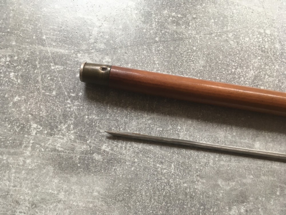 Malacca Sword Stick with Silver Engraved Handle View VI