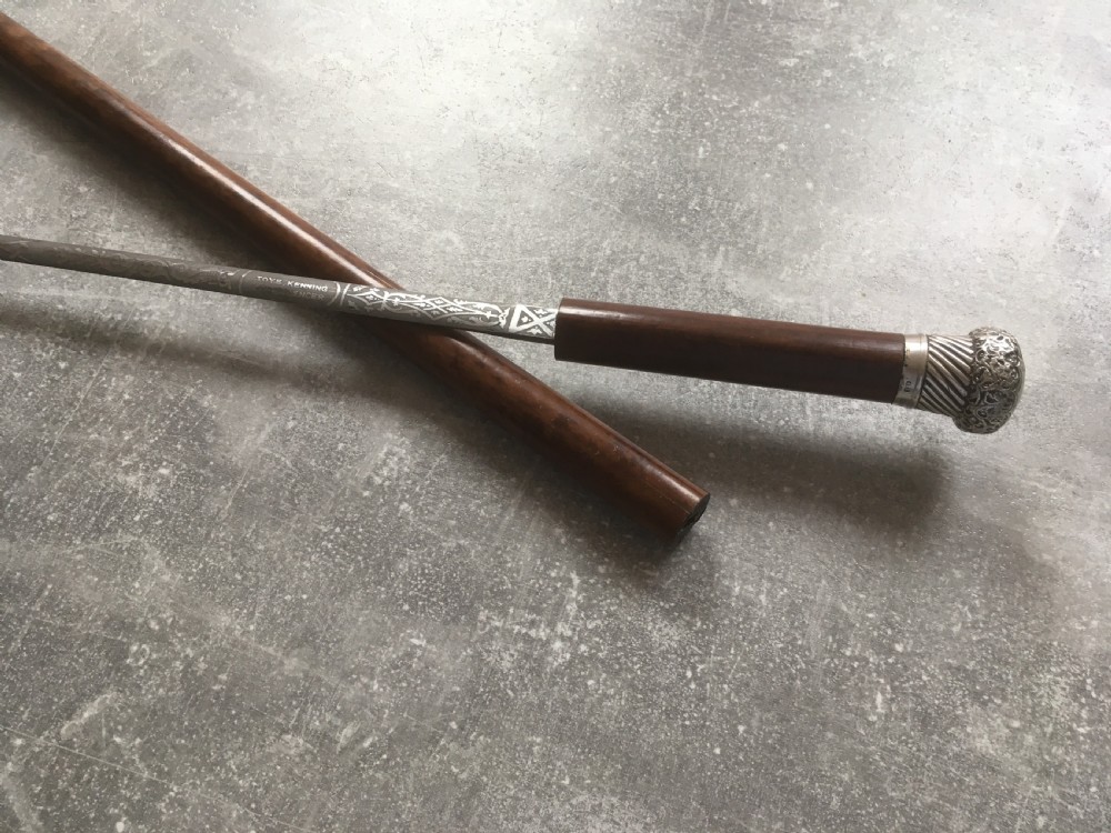 Malacca Masonic Sword Stick London 1893