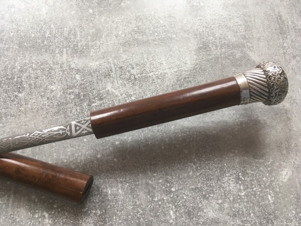 Malacca Masonic Sword Stick London 1893 View IV