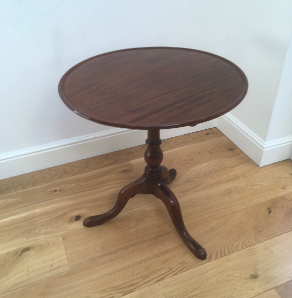 Georgian Mahogany Tilt Top Table View VI