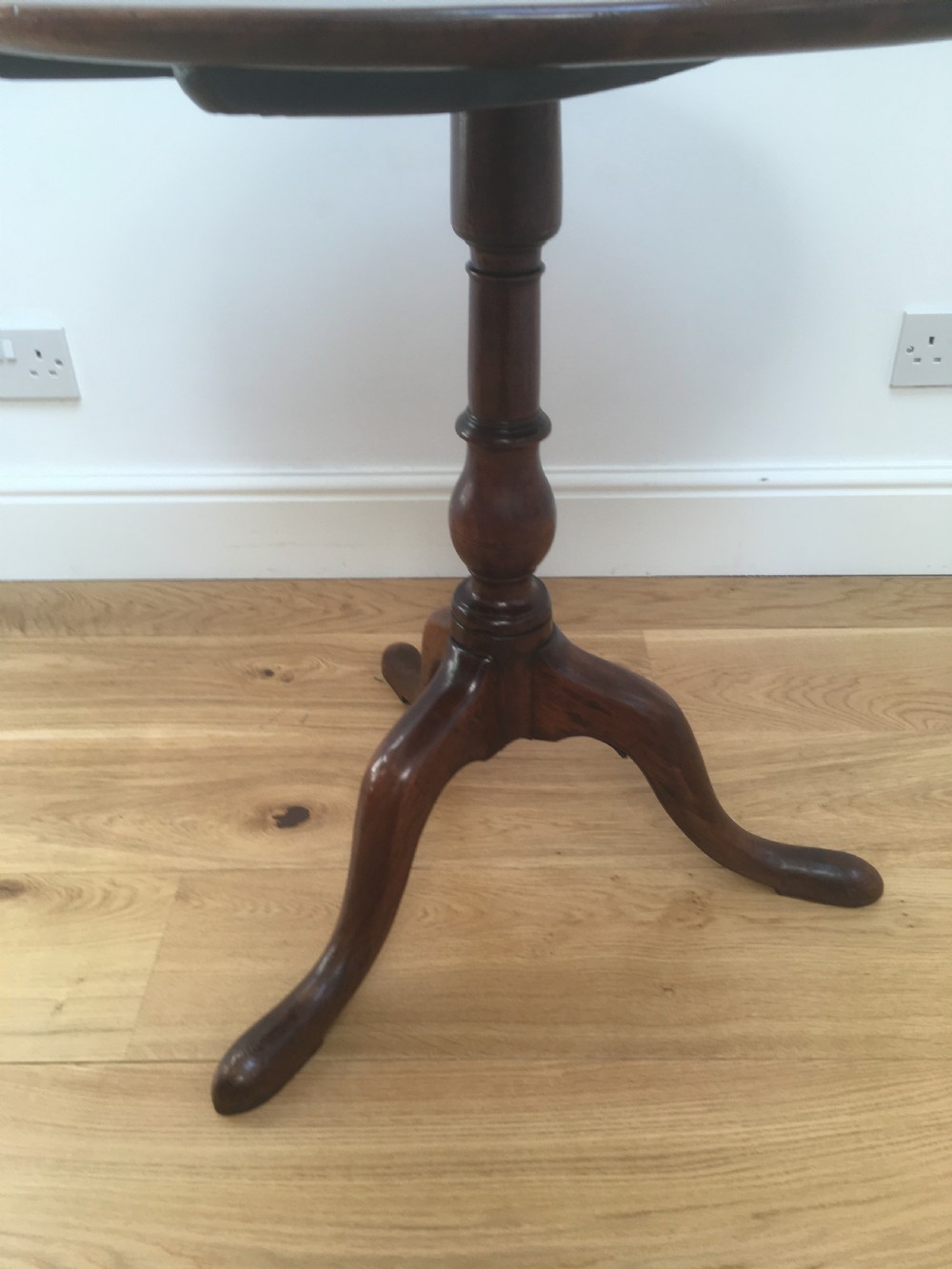 Georgian Mahogany Tilt Top Table View VII