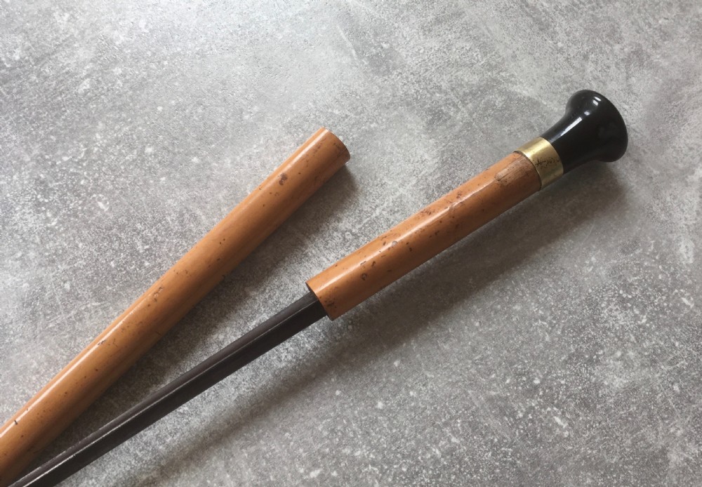 Early 20th Century Malacca Sword Stick View VIII