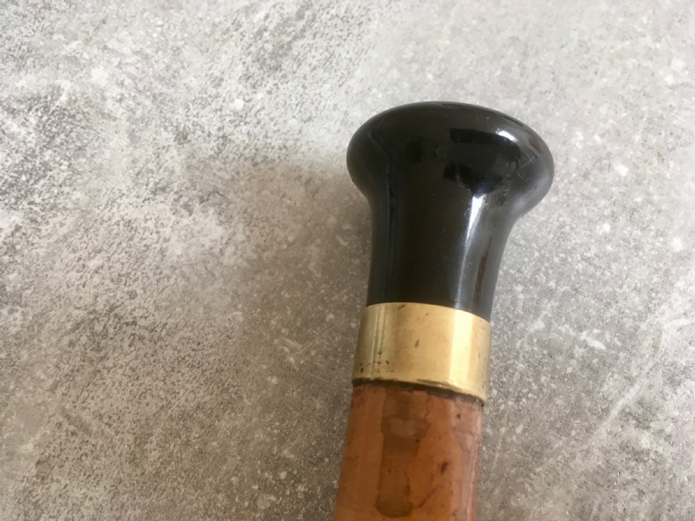 Early 20th Century Malacca Sword Stick View X