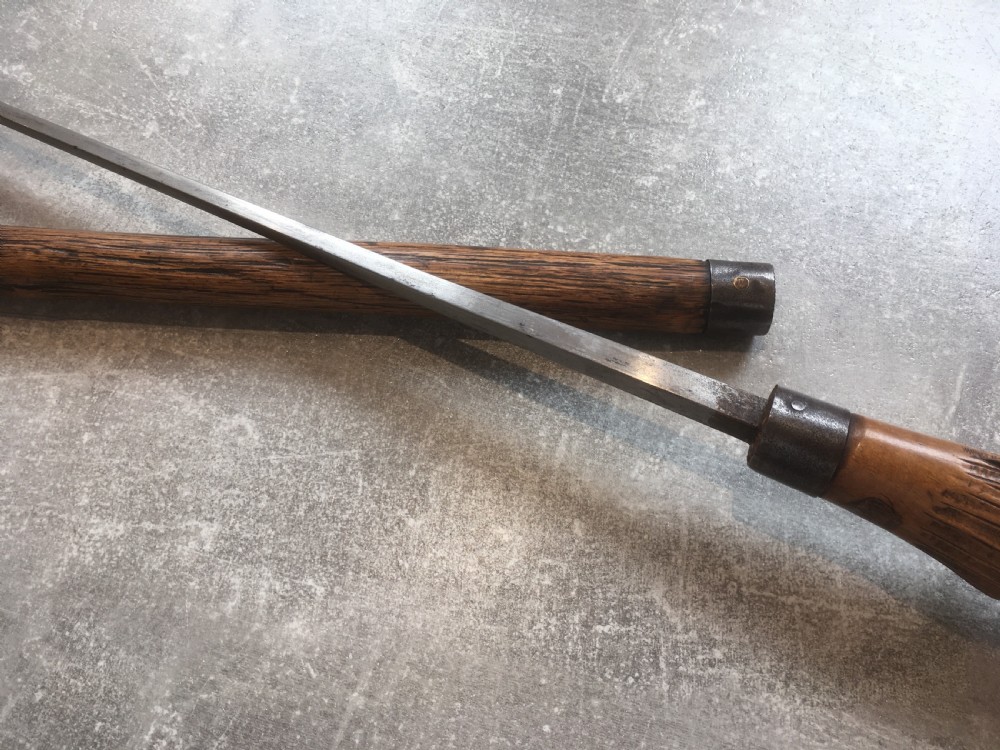 Oak Sword Stick with Carved Puma Handle View V