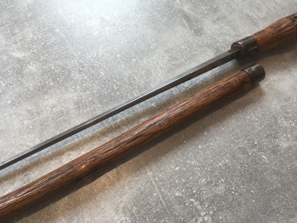 Oak Sword Stick with Carved Puma Handle View VII