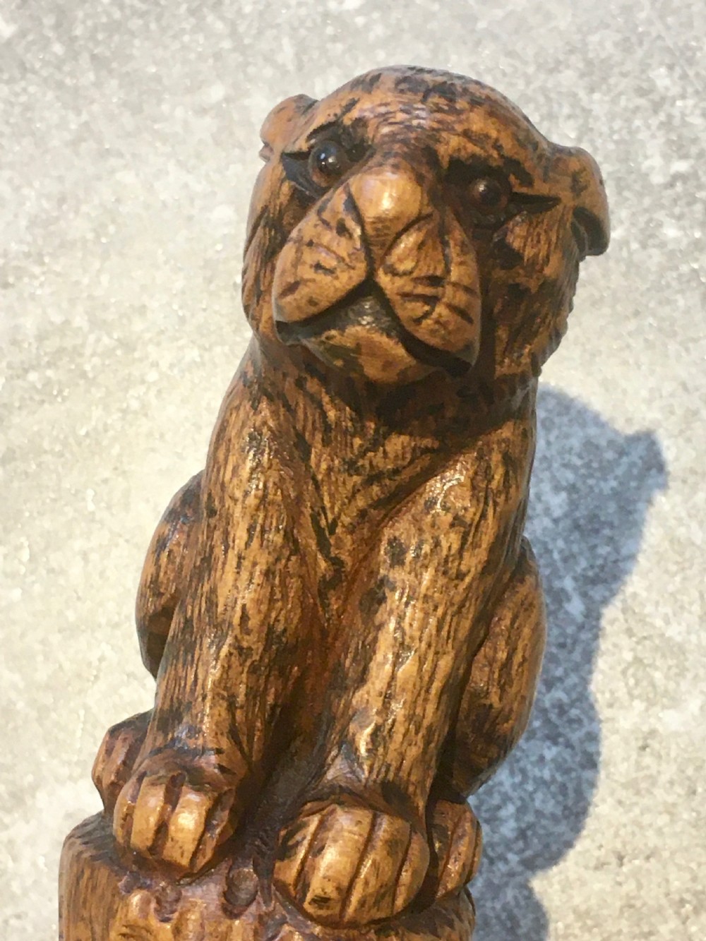 Oak Sword Stick with Carved Puma Handle View XI