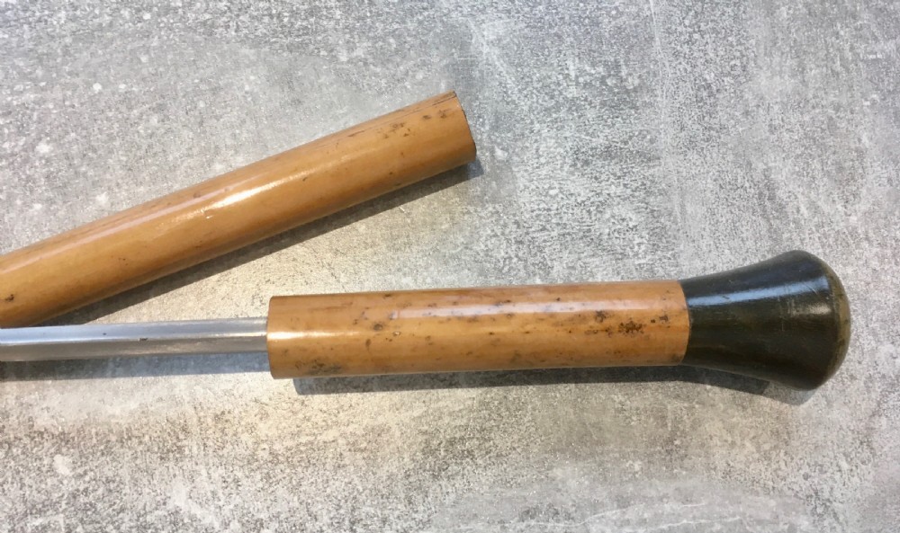 Malacca Sword Stick with Bone Handle & Ferrule View III