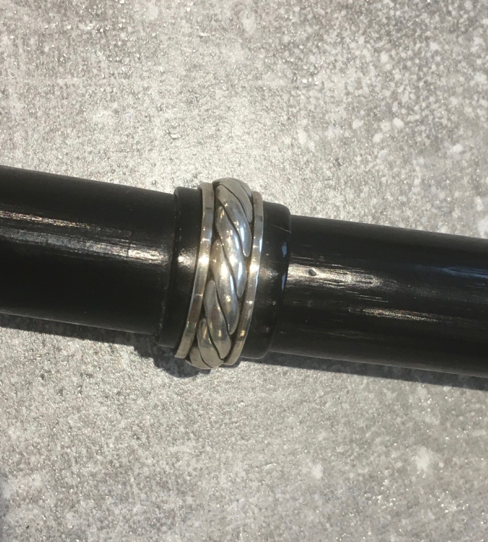 Black Ebonised Sword Stick with Antler Horn Handle View XII