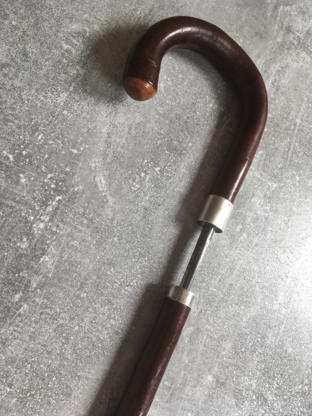 Early 20th Century Hazel Sword Stick with Wilkinson Sword Blade View VIII
