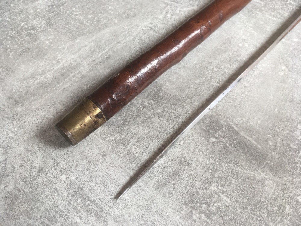 Early 20th Century Hazel Sword Stick with Wilkinson Sword Blade View IX