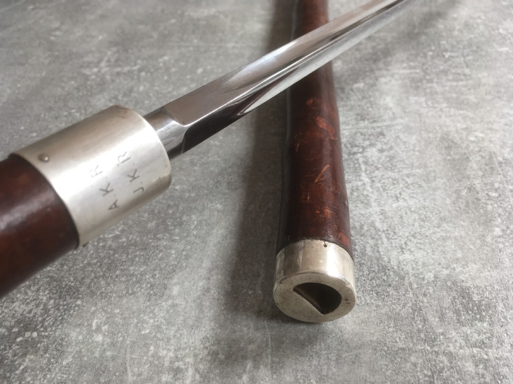 Early 20th Century Hazel Sword Stick with Wilkinson Sword Blade View X