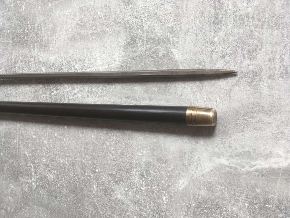 Early 20th Century Ebony Sword Stick Chester 1922 View IV