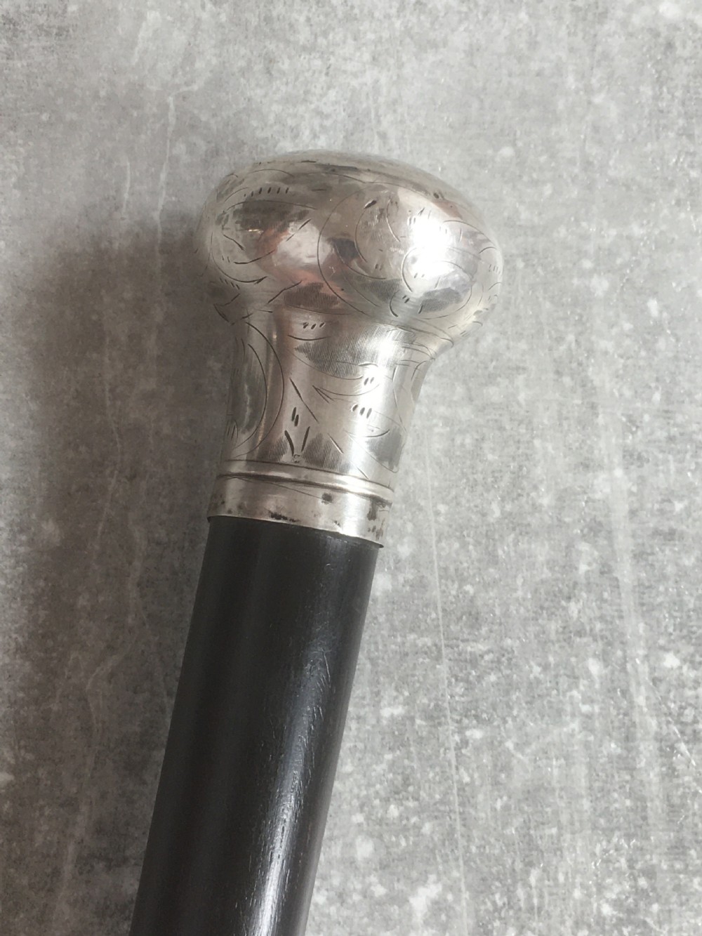 Early 20th Century Ebony Sword Stick Chester 1922 View VII