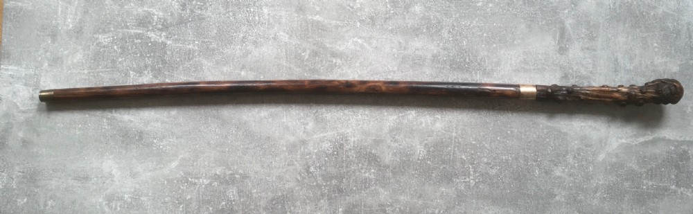 Large Late 19th Century Briar Wood Handled Sword Stick View XII