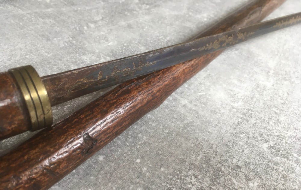 19th Century Oak Sword Stick  View IX