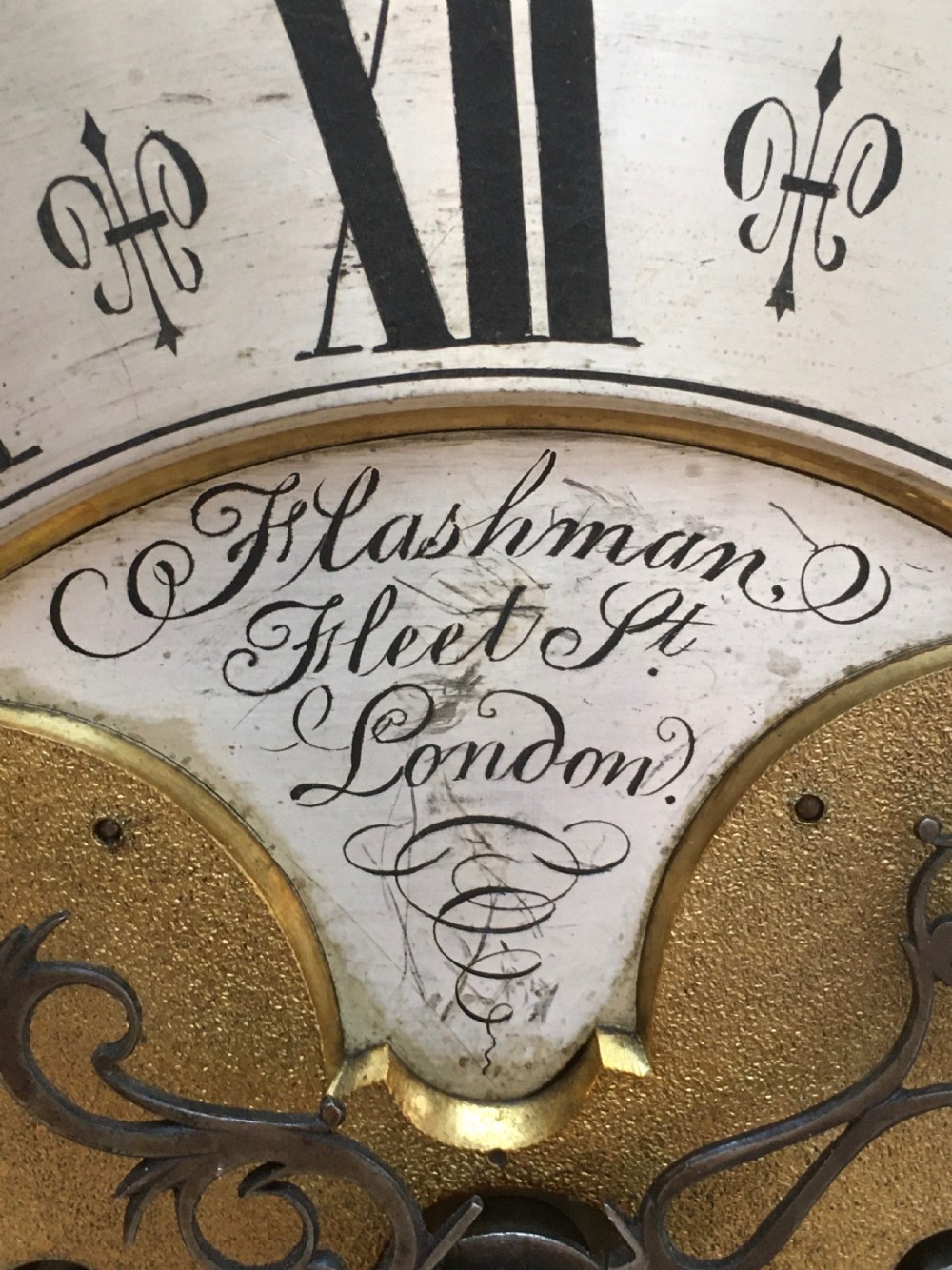 Regency Mahogany Bracket Clock by Flashman of Fleet Street View III