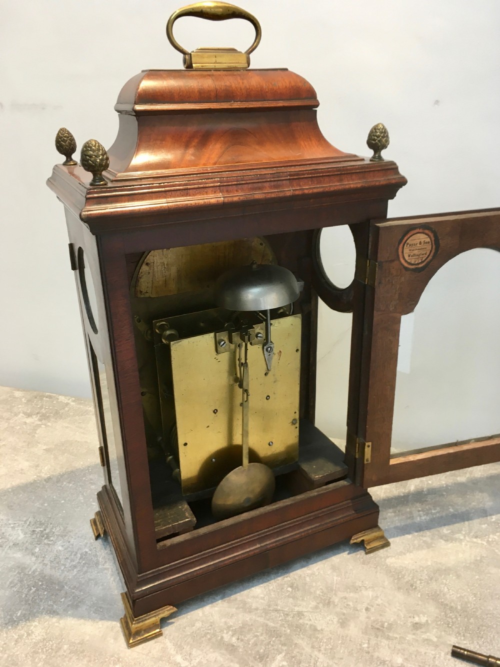 Regency Mahogany Bracket Clock by Flashman of Fleet Street View VII