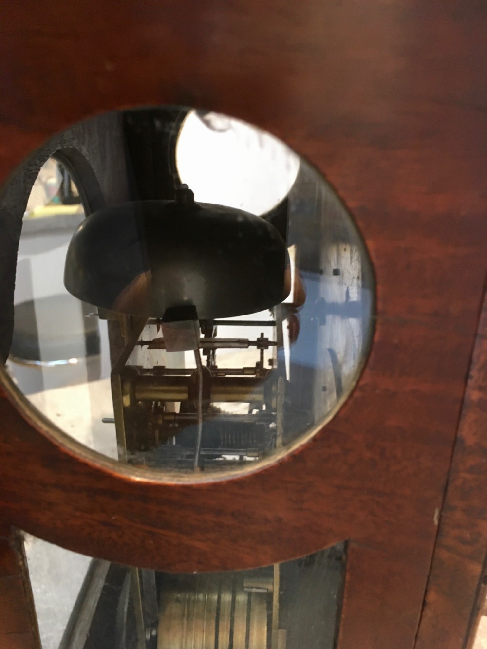 Regency Mahogany Bracket Clock by Flashman of Fleet Street View X