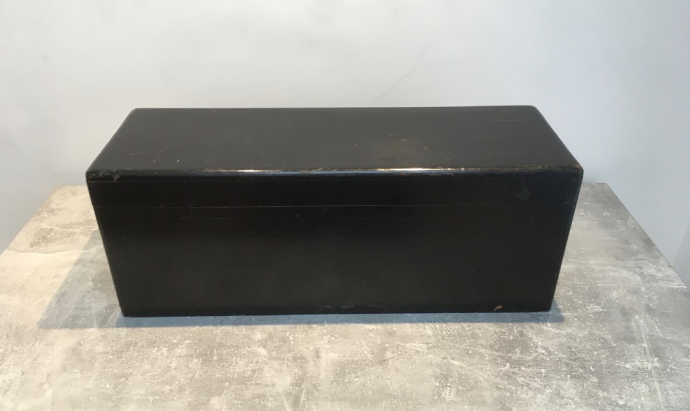 Teak Painted Toolbox for the Running Board of a Vintage Car View III