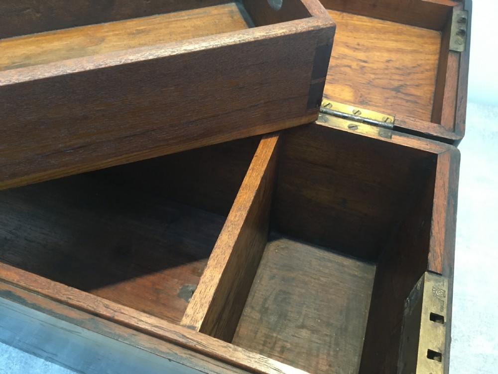 Teak Painted Toolbox for the Running Board of a Vintage Car View IX
