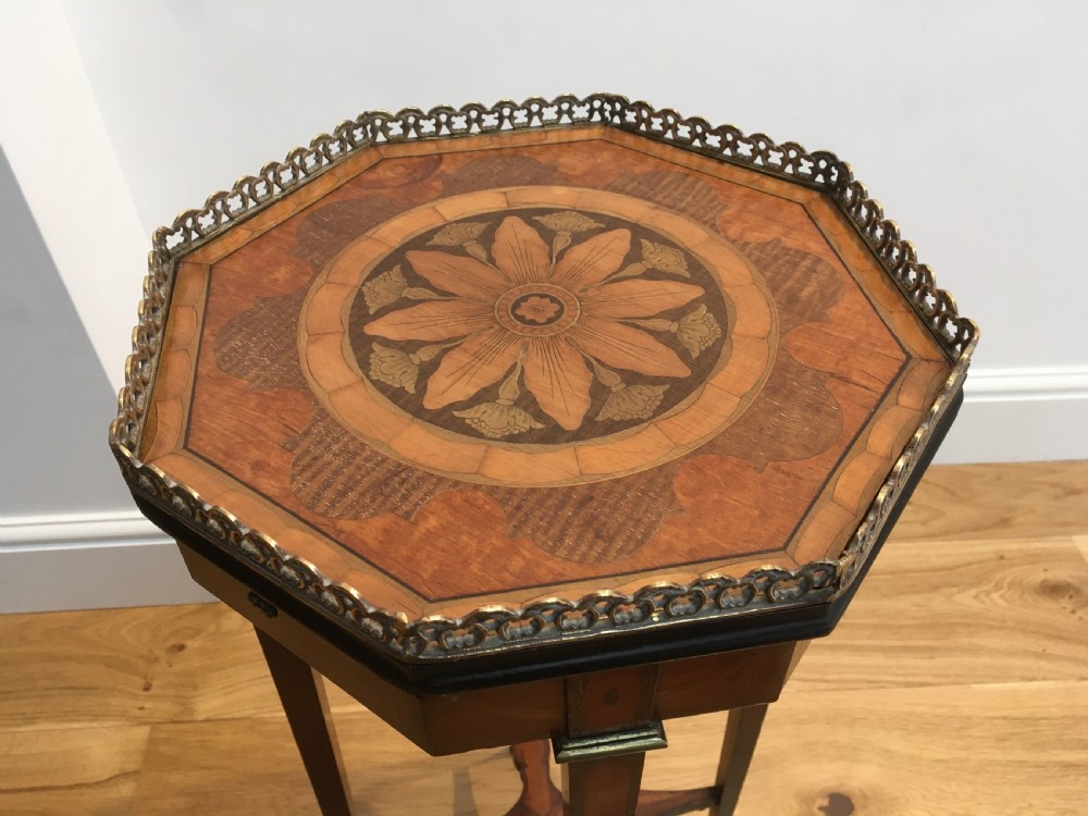 Inlaid Marquetry Urn Stand View II