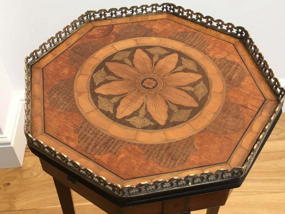 Inlaid Marquetry Urn Stand View III