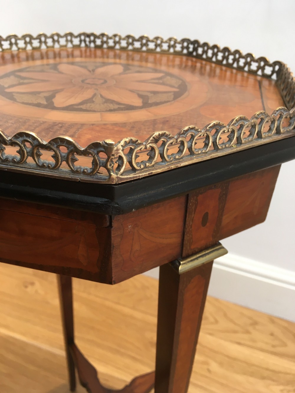Inlaid Marquetry Urn Stand View VIII
