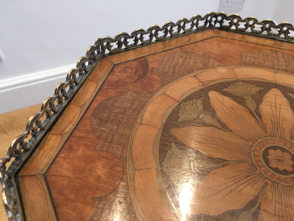 Inlaid Marquetry Urn Stand View X