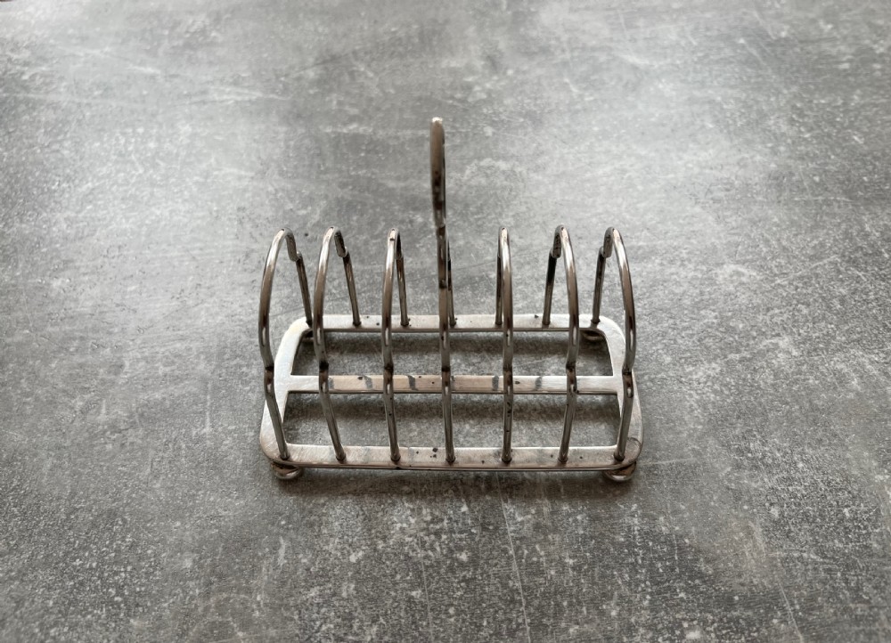 Silver Toast or Letter Rack
