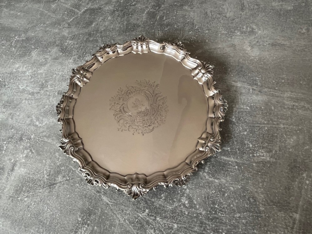 George II Silver Salver London 1757