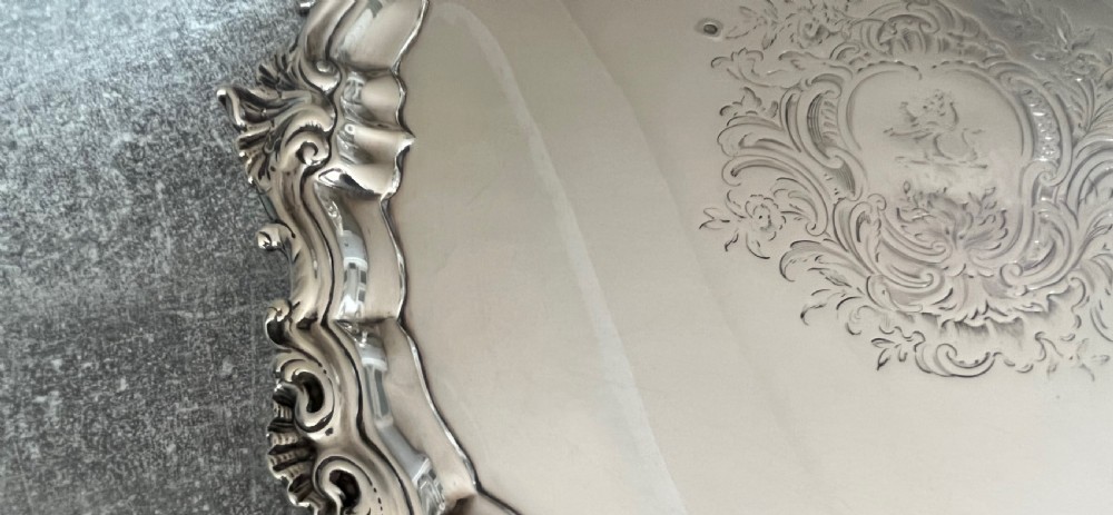 George II Silver Salver London 1757 View IX