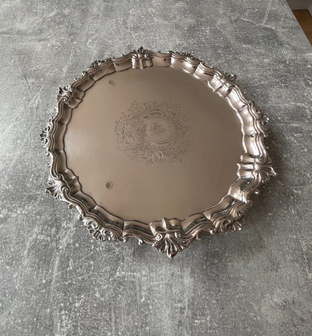 George II Silver Salver London 1757 View X