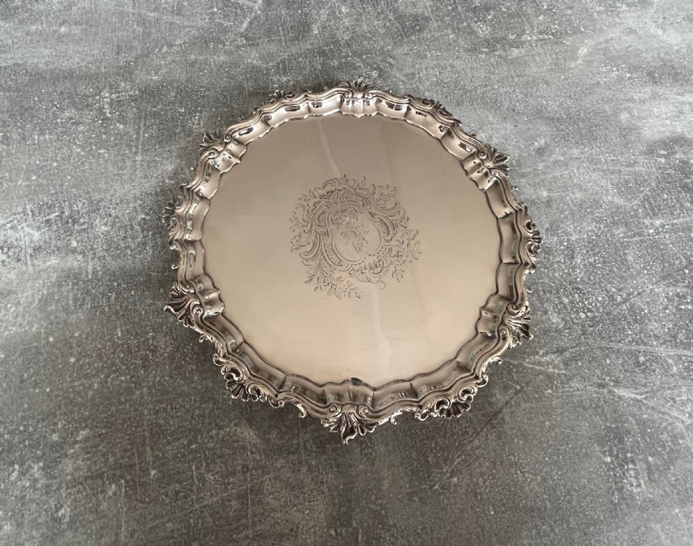 George II Silver Salver London 1757 View XII