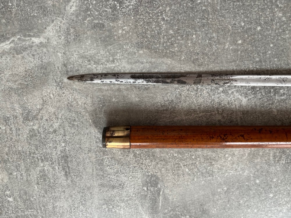 Dogs Head Sword Stick engraved for J Pollard View IV