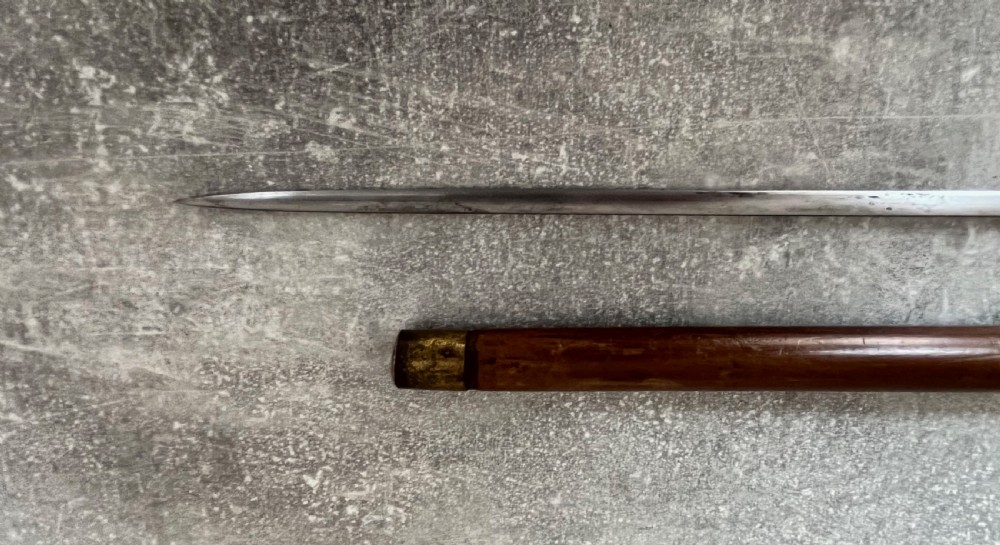 Silver Handled Sword Stick with a Toledo blade View II