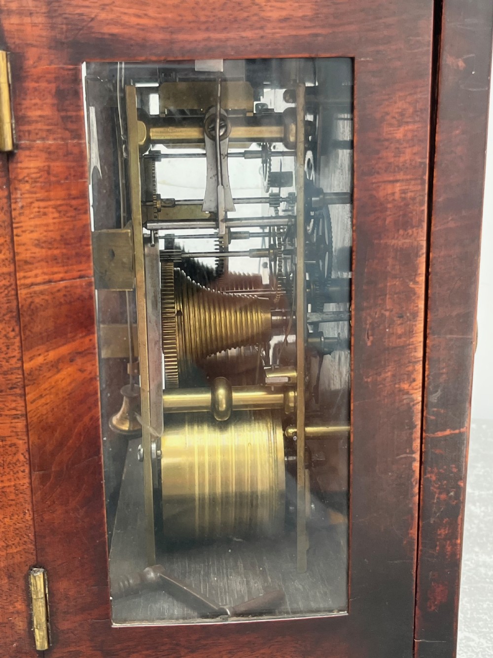 George III Mahogany Bracket Clock - Edward Maud 1784-95 View VII