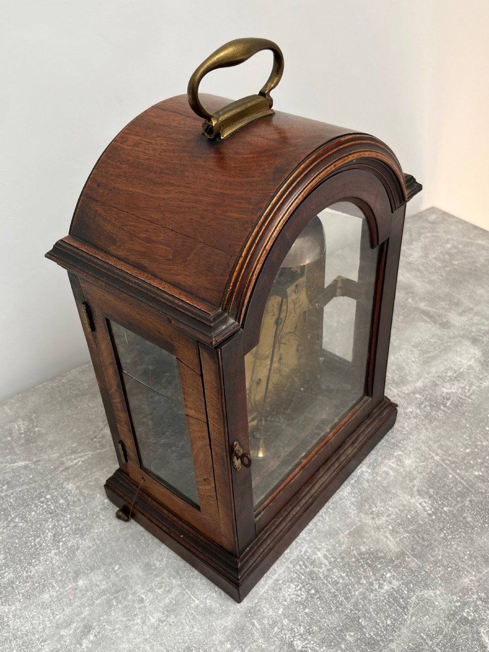 George III Mahogany Bracket Clock - Edward Maud 1784-95 View XIV