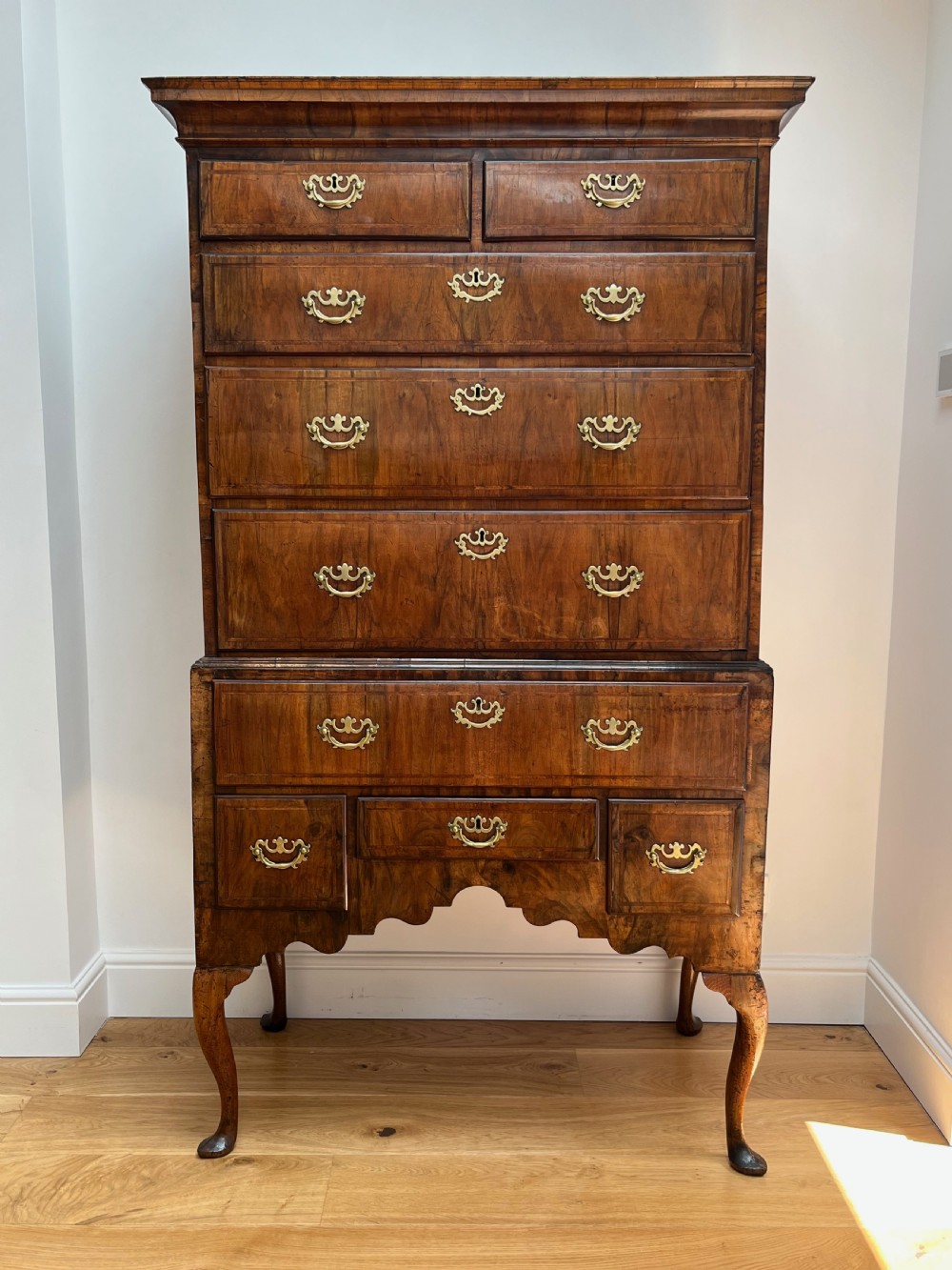 Early 18th Century Walnut Chest on Stand 