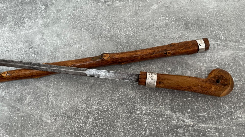 Hazel Silver Banded Sword Stick with Toledo Blade  View VII