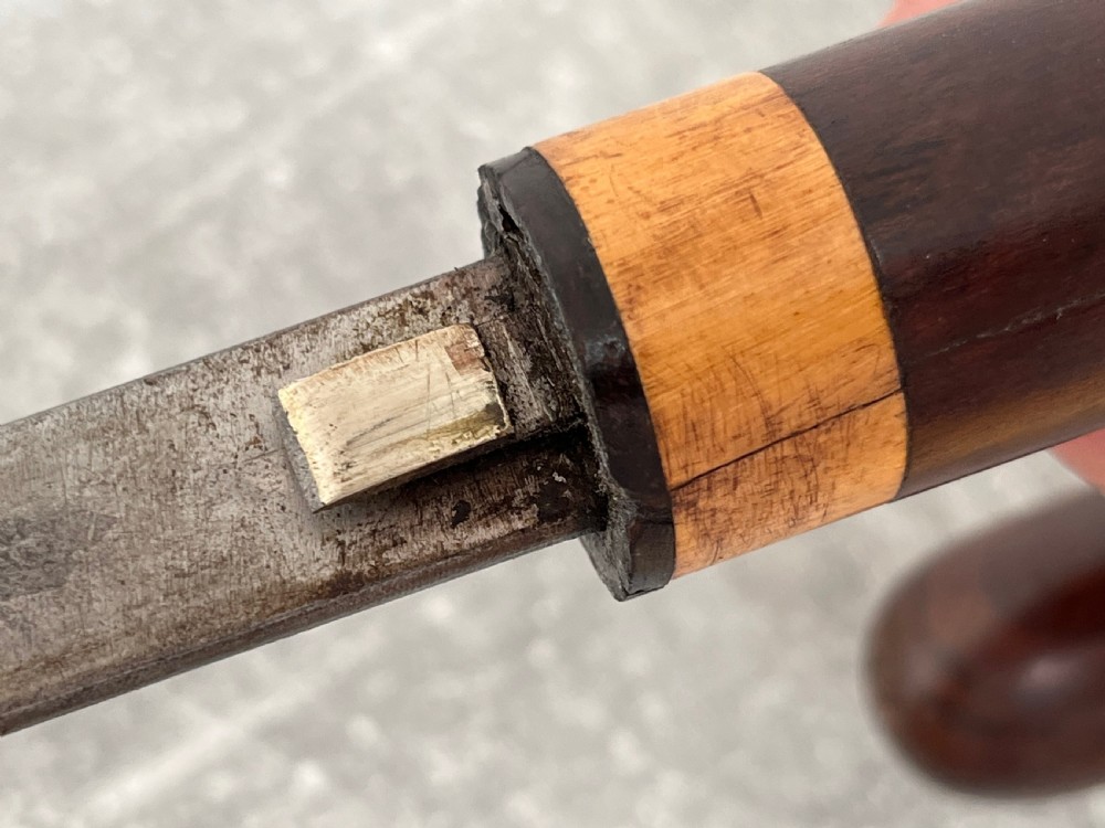 Hardwood Inlaid Sword Stick with a Toledo Blade View IV