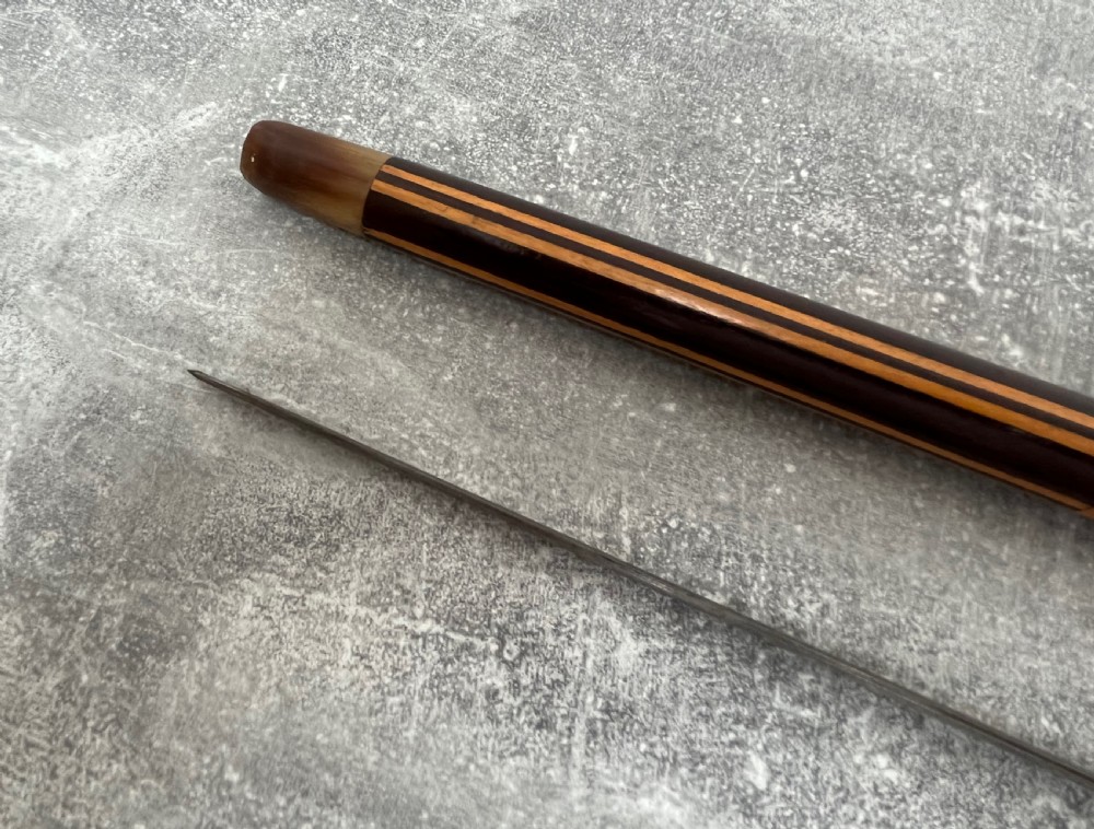Hardwood Inlaid Sword Stick with a Toledo Blade View XIII