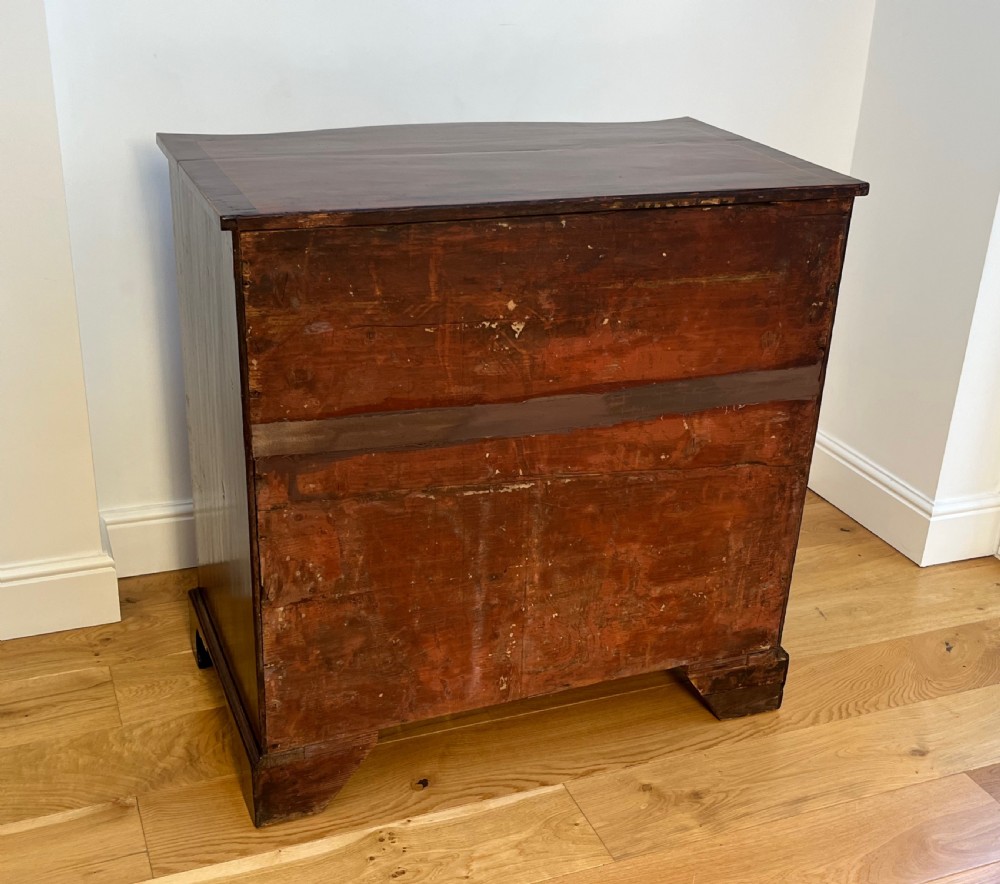 Georgian Mahogany Serpentine Chest of Drawers View VI