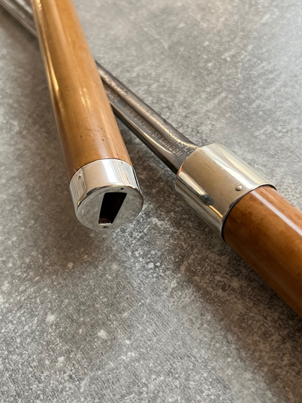Sword Stick with Silver Mounts and Wilkinson Sword Blade View VIII
