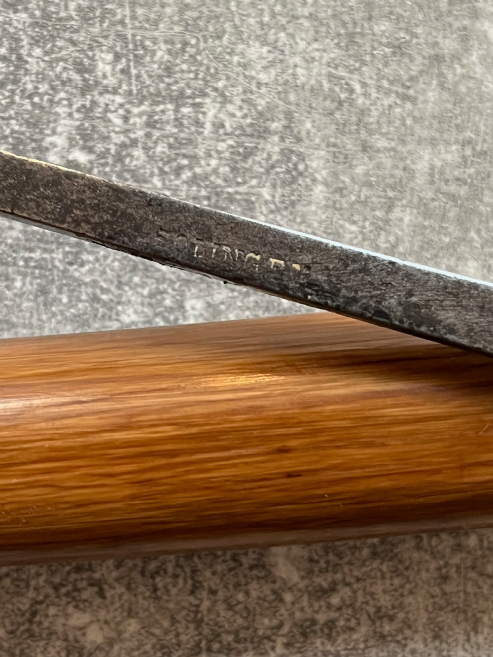 Bamboo Sword Stick with Square Section Blade View X
