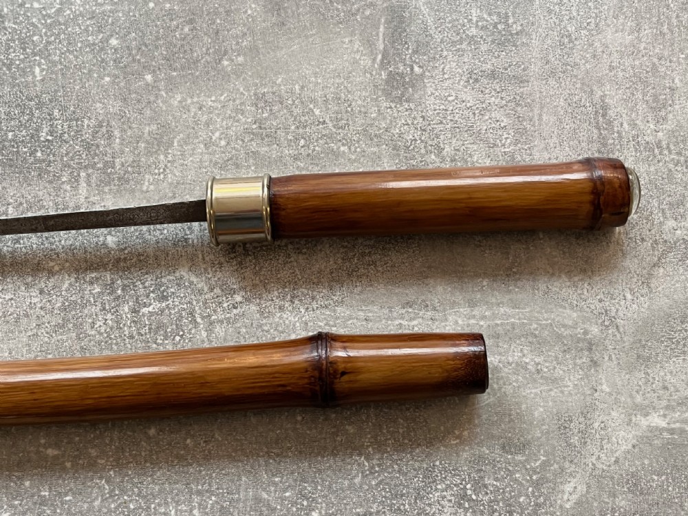 Bamboo Sword Stick with Square Section Blade View XIII